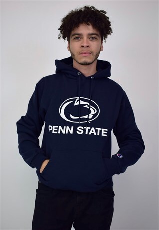 VINTAGE 90'S CHAMPION PENN STATE NAVY HOODIE