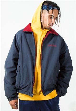 UNIQUE VINTAGE NAUTICA WINTER REVERSIBLE JACKET / S2146
