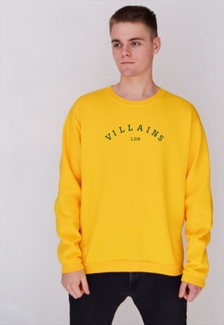 YELLOW VILLAINS LDN (GREEN) SWEATSHIRT