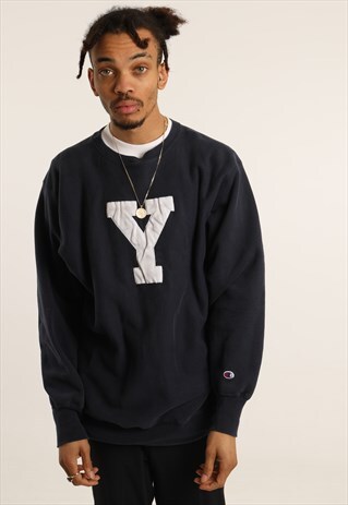 VINTAGE CHAMPION EMBROIDERED SWEATSHIRT