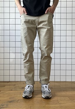 Versace Trousers In Beige