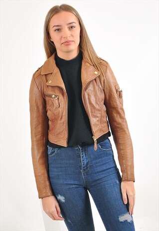 VINTAGE 90'S REAL LEATHER JACKET