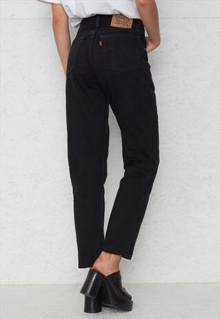 VINTAGE BLACK LEVI'S 882 FIT DENIM JEANS