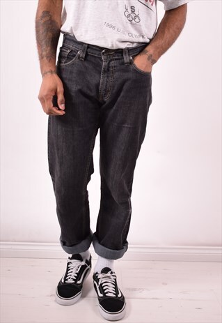 LEVI'S 514 MENS VINTAGE JEANS W33 L34 BLACK 90S