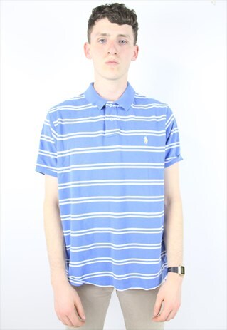 VINTAGE POLO RALPH LAUREN STRIPED POLO SHIRT