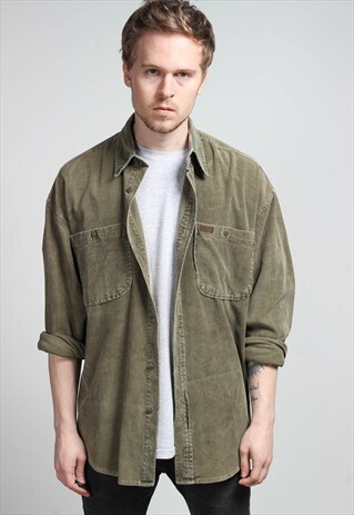 VINTAGE OVERSIZED CORDUROY SHIRT