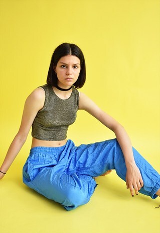 80'S RETRO SPORTS ATHLEISURE TRACKSUIT BOTTOMS TROUSERS