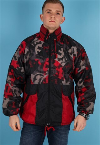 VINTAGE WINDBREAKER JACKET IN MULTI NJ765