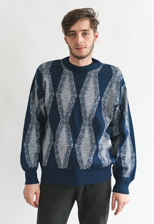VINTAGE 80S FUNKY GRANDADS JUMPER