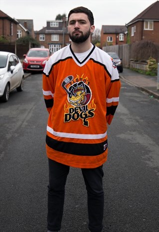VINTAGE DISNEY PLUTO HOCKEY JERSEY