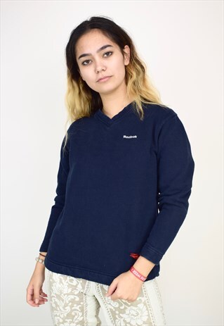 VINTAGE 90'S REEBOK V-NECK SWEATSHIRT