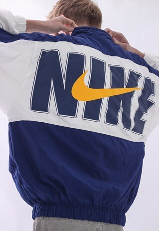 VINTAGE MENS NIKE BIG LOGO WINDBREAKER SUIT JACKET