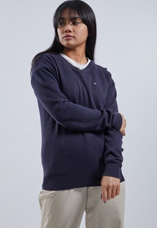 VINTAGE TOMMY HILFIGER V-NECK JUMPER