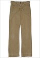 Vintage Reuther Beige Corduroy Trousers Mens