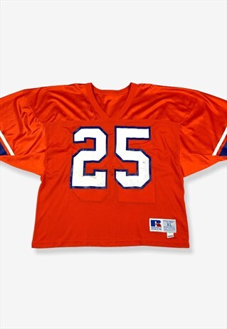 Vintage 25 american football jersey orange l - bv13786