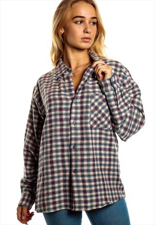 VINTAGE FLANNEL SHIRT S709