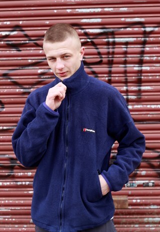 90S BERGHAUS POLARTECH FLEECE JACKET MADE IN GREAT BRITAIN