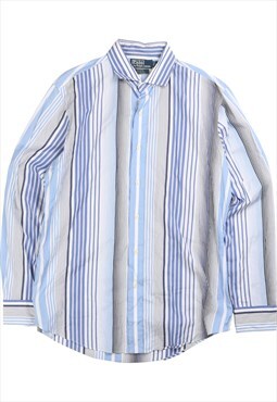 Vintage  Ralph Lauren Shirt Striped Long Sleeve Button Up