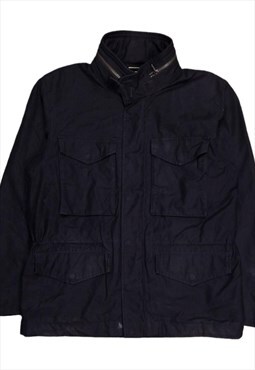 Carhartt W.I.P Utility Jacket Hooded In Black Size Medium