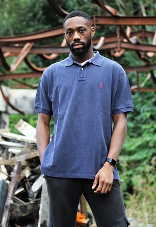 RETRO / 90'S / RALPH LAUREN / BLUE POLO