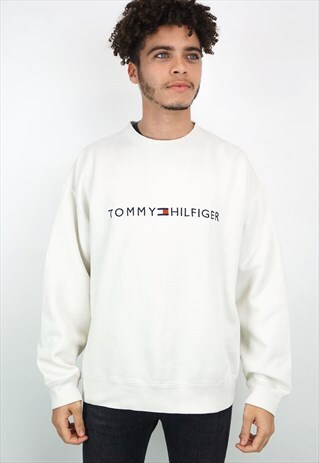 VINTAGE 90'S TOMMY HILFIGER PULLOVER SWEATSHIRT
