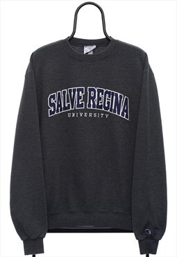 Vintage Champion Salve Regina Grey Sweatshirt Womens