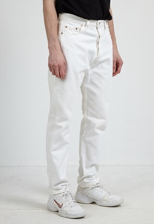 VINTAGE WHITE LEVI'S DENIM JEANS