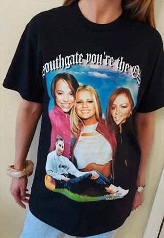 SOUTHGATE ATOMIC KITTEN BLACK T-SHIRT