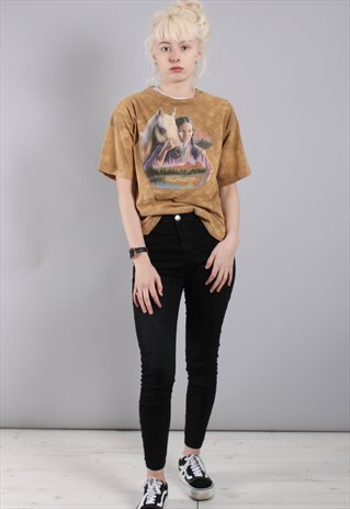 VINTAGE HORSE PRINT T-SHIRT