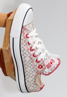 Pattern Low Canvas Converse Chuck Taylor Trainers
