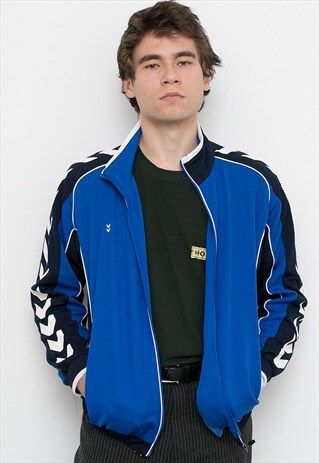 BLUE HUMMEL SPORTS JACKET