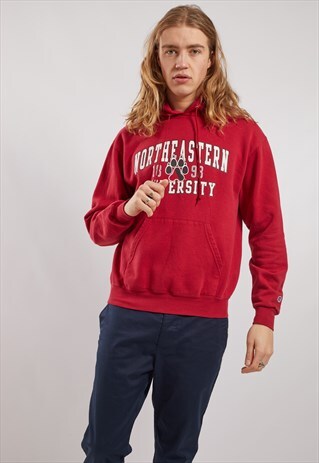 VINTAGE CHAMPION NORTH EASTERN UNIVERSITY HOODIE