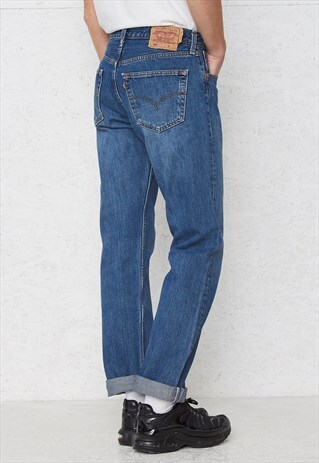 VINTAGE BLUE LEVI'S 501 FIT DENIM JEANS