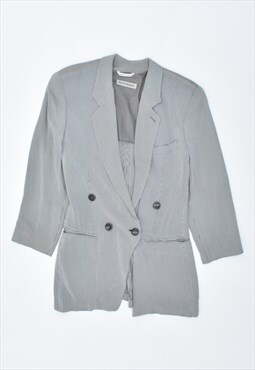 Vintage Armani Blazer Jacket Stripes Grey