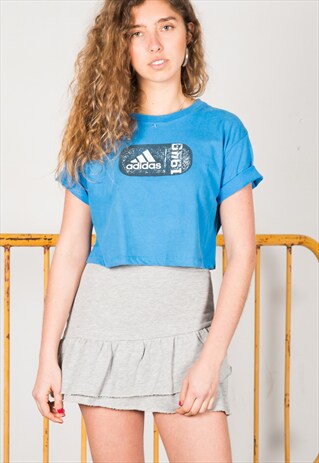 VINTAGE 80'S NIKE CROP TOP /AVELINASREWORKS/ S0792