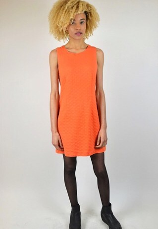 VINTAGE 90'S QUILTED SHIFT DRESS