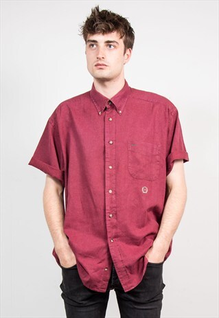 VINTAGE 90'S TOMMY HILFIGER SHORT SLEEVE SHIRT
