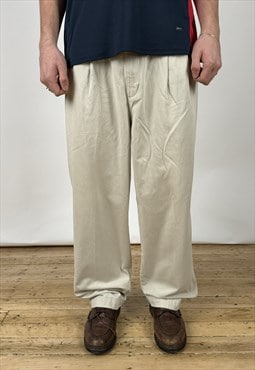 Vintage Timberland Baggy Trousers Men's Cream
