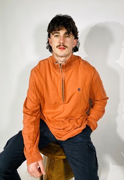 Vintage Size XXL Timberland Sweatshirt in Orange