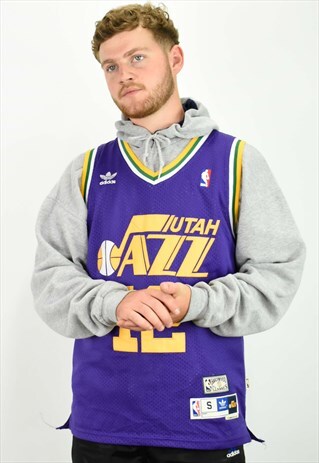 VINTAGE ADIDAS ORIGINAL UTAH JAZZ NBA TOP