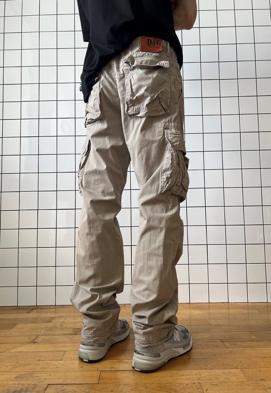 Vintage】名作 00s DOLCE&GABBANA Work Pants-