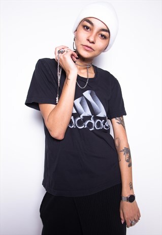VINTAGE 90S ADIDAS BIG LOGO T-SHIRT ID:A121