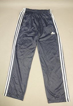 Vintage Bootleg Adidas Trackies in Blue with Logo