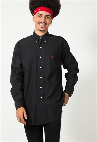 VINTAGE 80S POLO RALPH LAUREN SHIRT / 0080 / 900-6