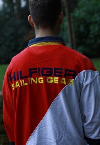 RARE VINTAGE TOMMY HILFIGER SAILING GEAR POLO SHIRT