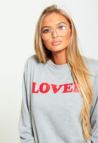 GREY LOVER SNUG BOO JUMPER