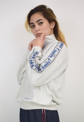 VINTAGE 90'S DIADORA 1/4 ZIP SWEATSHIRT