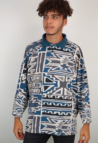 VINTAGE 90'S LONG SLEEVE POLO SHIRT