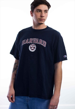 VINTAGE CHAMPION LOGO UNIVERSITY LOGO T-SHIRT 90S XL 8.7