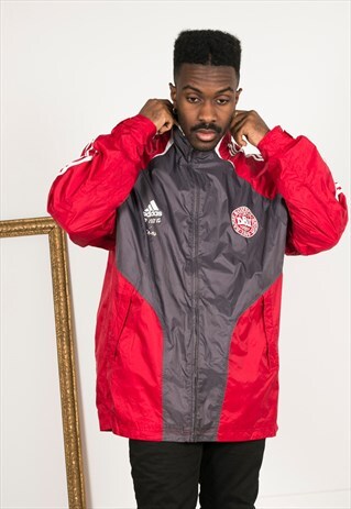VINTAGE 80'S USA ADIDAS RAINCOAT / S0563